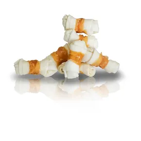 KIDDOG kuracie mäsko na byvolom 6 cm uzlíka (20 ks/bal.)